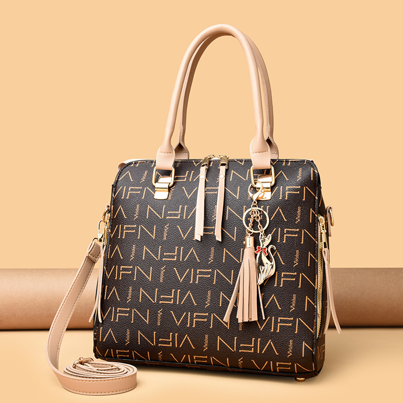 Geantă de umăr pentru femei, stil street; material PU; formă orizontală pătrată; închidere cu fermoar; buzunare interne pentru telefon și ID