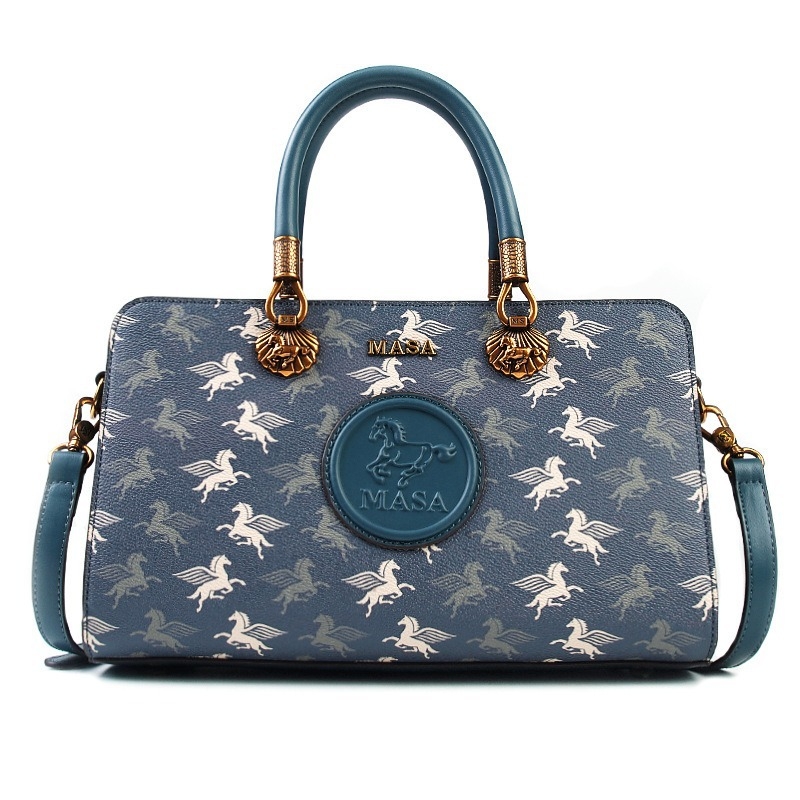 Geantă bucket din PU, stil urban minimalist, închidere cu fermoar, căptușeală poliester, formă orizontală pătrată