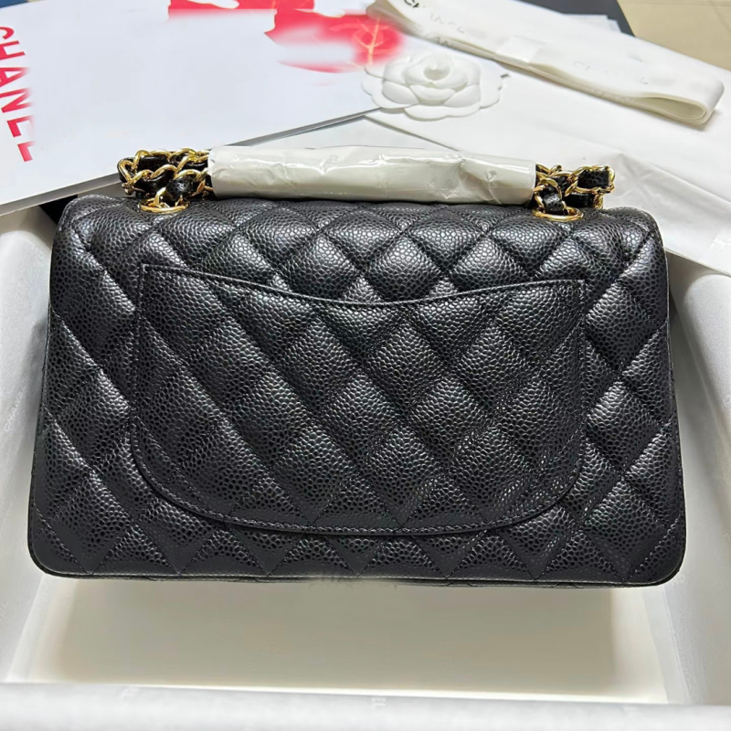 Ženska torbica od prave kože s dijamantnom lancem, vodoravnog kvadratnog oblika, zaključavanje lokotom, unutarnja džep s zipom