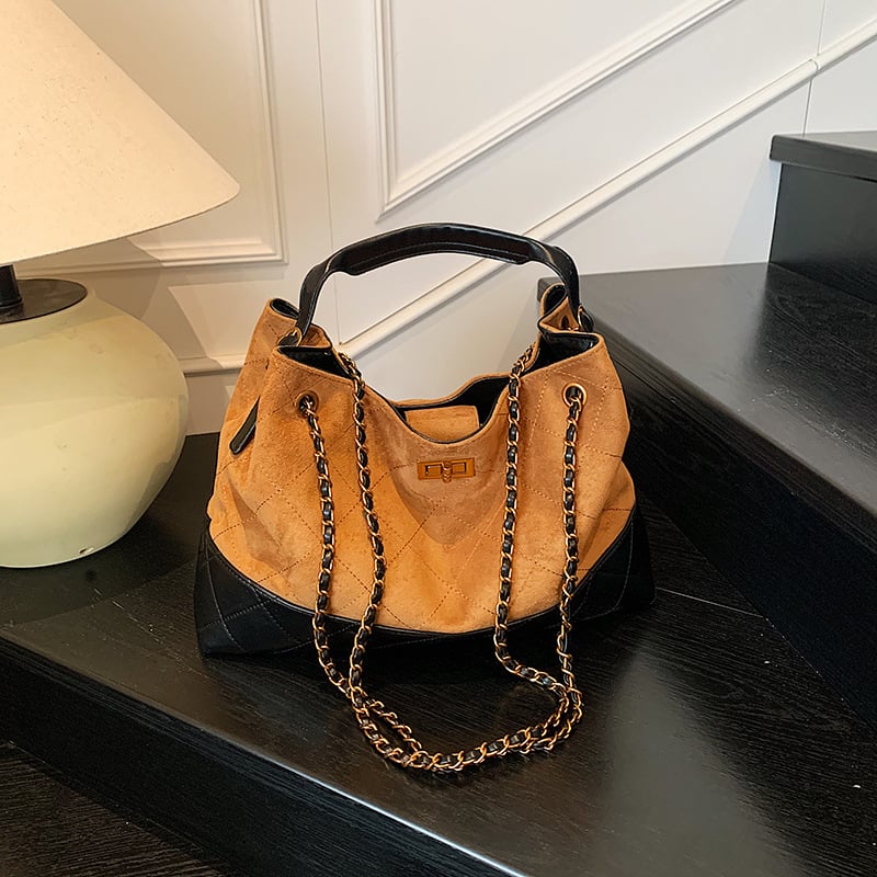 Geantă Tote pentru călătorii de agrement, material PU, formă orizontală pătrată, căptușeală poliester, închidere cu lacăt, buzunare interne pentru telefon și documente