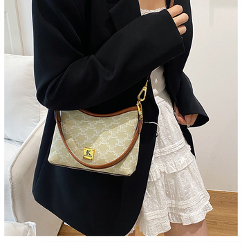 Geantă de subraț din PU, formă orizontal pătrată, închidere cu fermoar, buzunar ascuns cu fermoar și buzunar pentru telefon