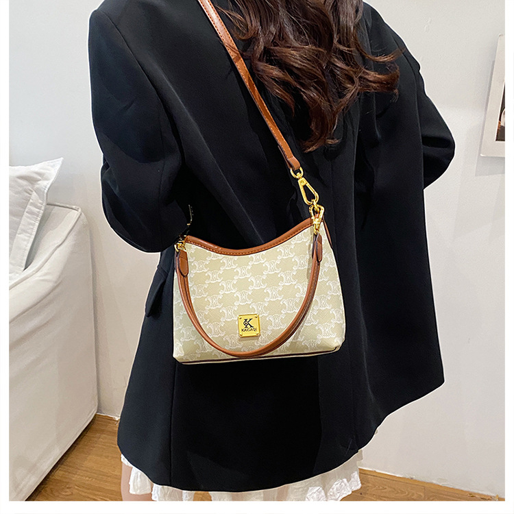 Geantă de subraț din PU, formă orizontal pătrată, închidere cu fermoar, buzunar ascuns cu fermoar și buzunar pentru telefon