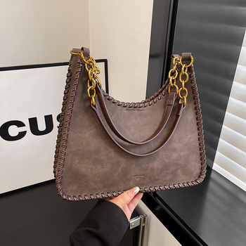 Geantă subraț — stil urban, material PU, formă orizontală pătrată, închidere magnetică, buzunar interior pentru telefon, curea de umăr simplă