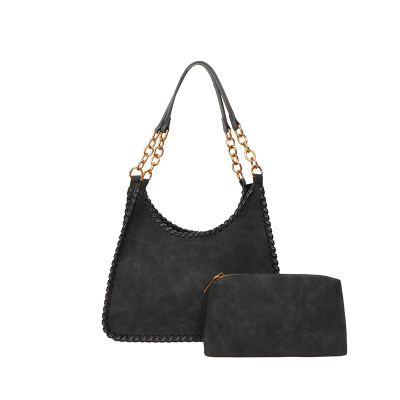 Geantă subraț — stil urban, material PU, formă orizontală pătrată, închidere magnetică, buzunar interior pentru telefon, curea de umăr simplă