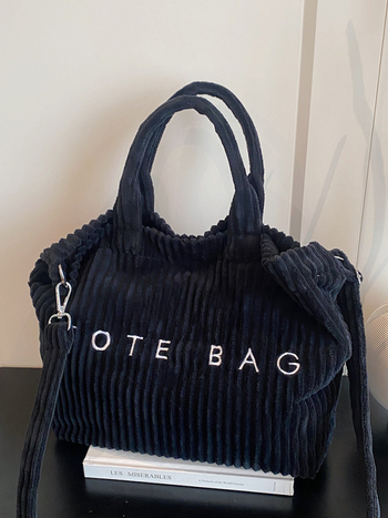 Corduroy Crossbody válltáska, Street style, mágneses zár, belső cipzáros zseb, poliészter bélés, horizontális négyszögletes forma, ősz 2025