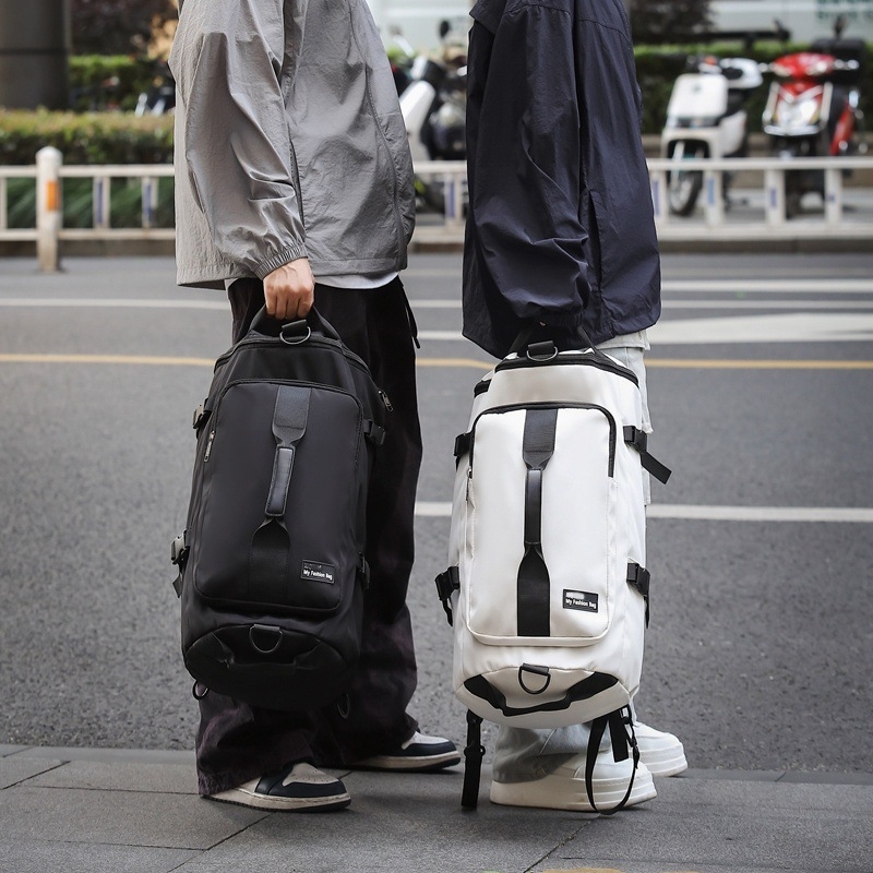 Nylon mugursoma, ietilpība 36–55 L, ultra viegla, plecu siksna ar gaisa spilvenu