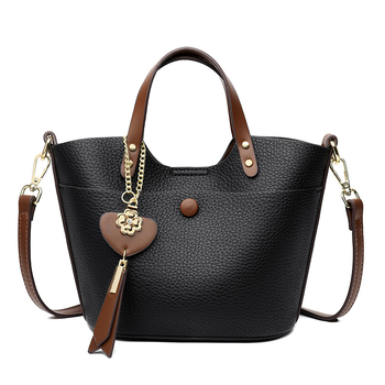 Beauty Bird PU Bucket Bag, ulični stil, bucket bag, horizontalnog kvadratnog oblika, magnetska kopča
