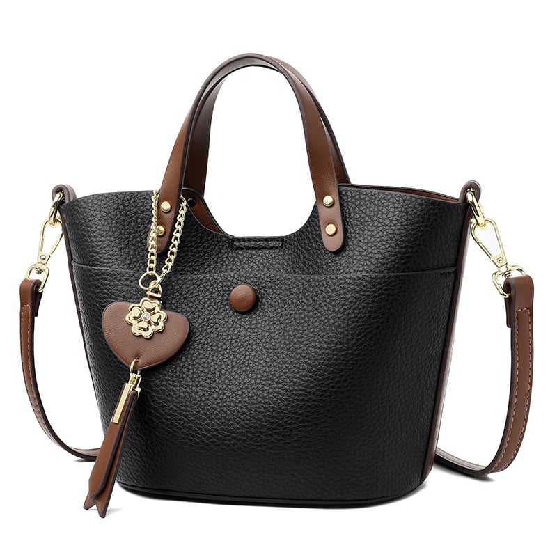 Beauty Bird PU Bucket Bag, ulični stil, bucket bag, horizontalnog kvadratnog oblika, magnetska kopča