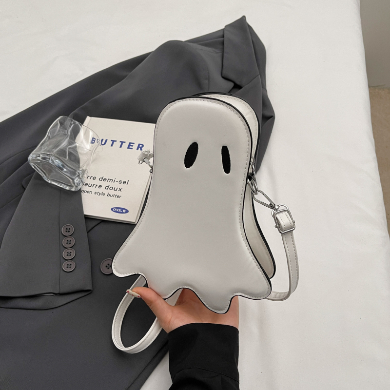 Ženska Halloween crossbody torbica s duhom – zabavna torba s duhom