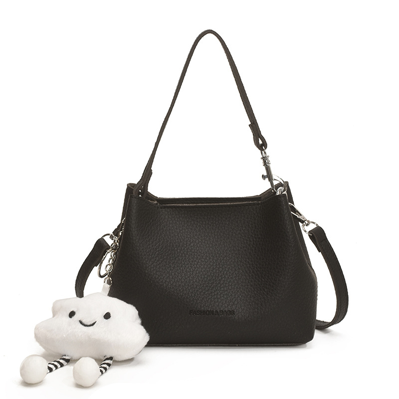 Ženska crossbody torba, gradski minimalistički stil, PU materijal, horizontalni kvadratni oblik, magnetska zatvarač, džep za telefon