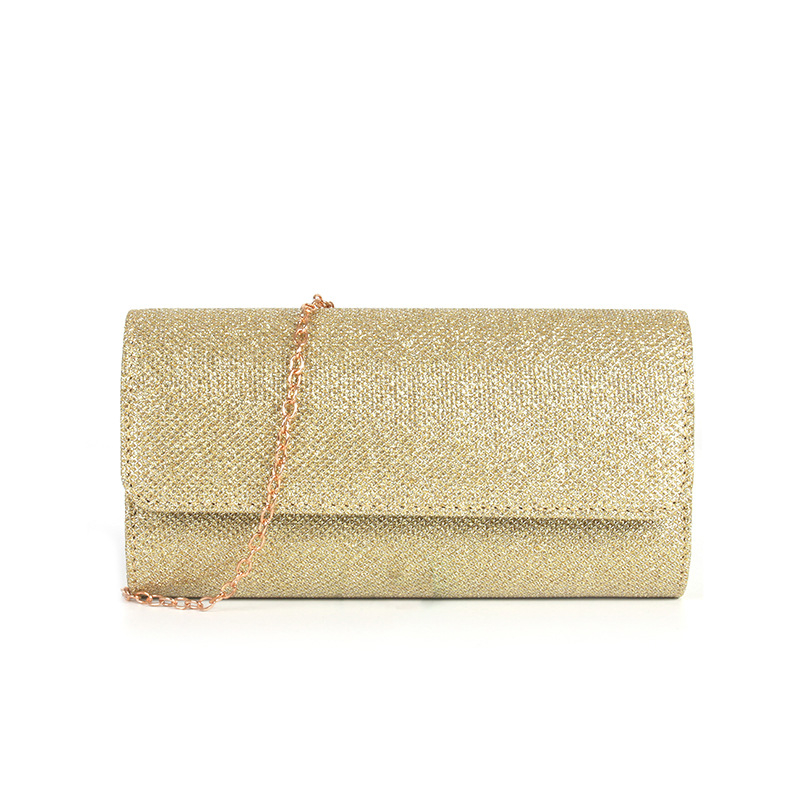 Prom Queen клач с верижна презрамка (твърд корпус, хоризонтално квадратна форма, затваряне с капак, вътрешен джоб за телефон и джоб за ID, полиестерна външна част и подкладка)