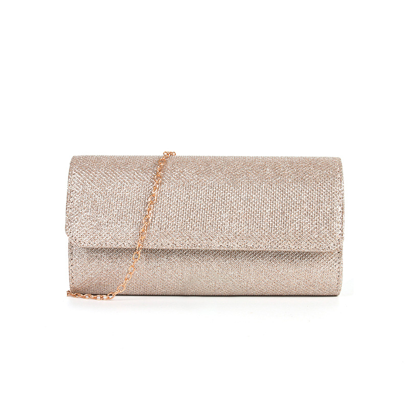 Prom Queen клач с верижна презрамка (твърд корпус, хоризонтално квадратна форма, затваряне с капак, вътрешен джоб за телефон и джоб за ID, полиестерна външна част и подкладка)