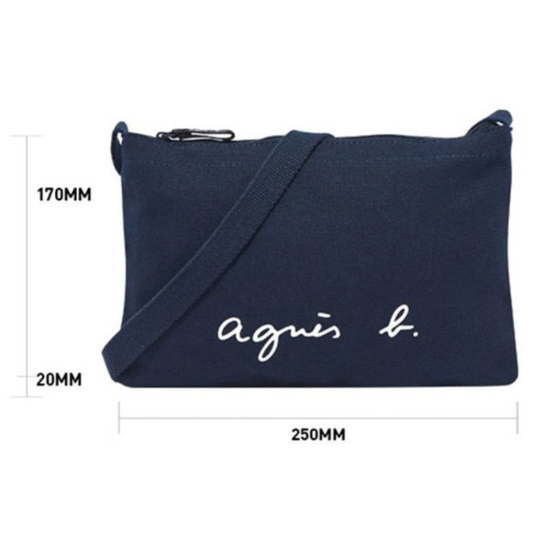 Platnena crossbody torba s zatvaračem, bez podstave, vodoravni kvadratni oblik, gradski minimalistički stil
