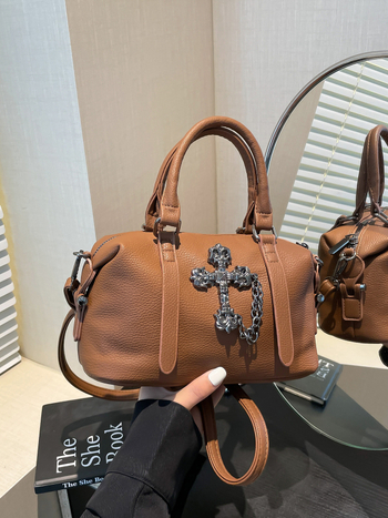 PU anyagú válltáska városi egyszerű stílussal, függőleges négyzetes forma, cipzáras zárás, márka Nuo liang