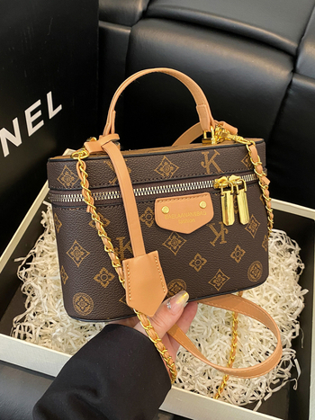 Ženska PU torba s box-chain naramenicom, vodoravni kvadratni oblik, zatvaranje na zip, poliester podstava, proljeće 2025