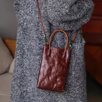 Tote torba s džepom za telefon — Urbani stil, PU koža, horizontalni kvadratni oblik, džep za telefon