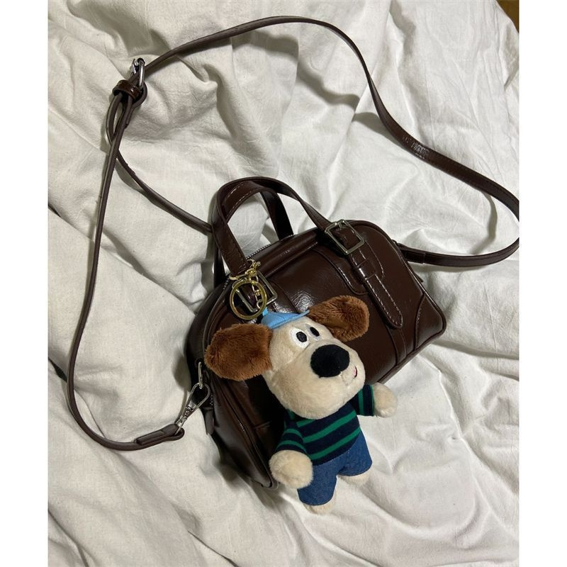 PU crossbody torba, oblik jastuka, zatvarač, poliester podstava, džep za mobitel