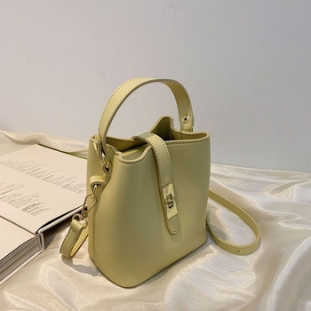 Bucket torba, casual stil, poliester, PU podstava, otvaranje s poklopcem