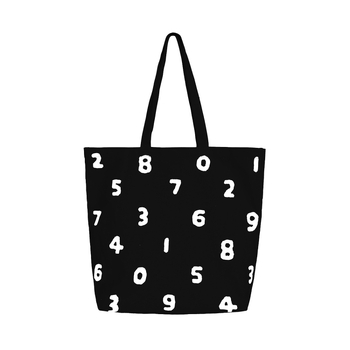 Ženska torbica od pamukovog platna s izvezenim slovima, sklopiva crossbody torba s najlonskom naramenicom
