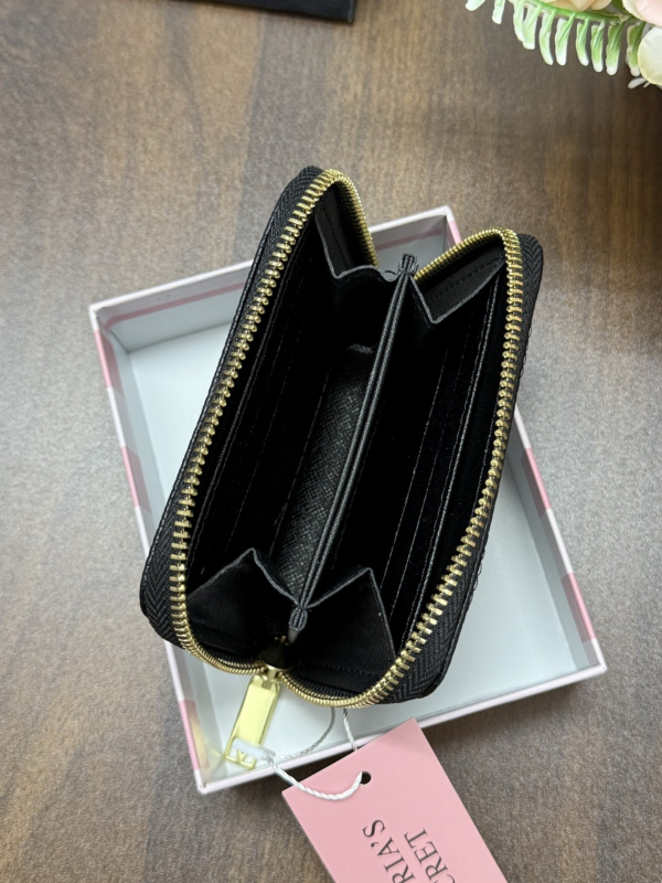 Πορτοφόλι PU γυναικών, ριγέ σχέδιο, αστικός μινιμαλισμός, επένδυση πολυεστέρα, ultra-light και ανθεκτικό, θήκη για κάρτες