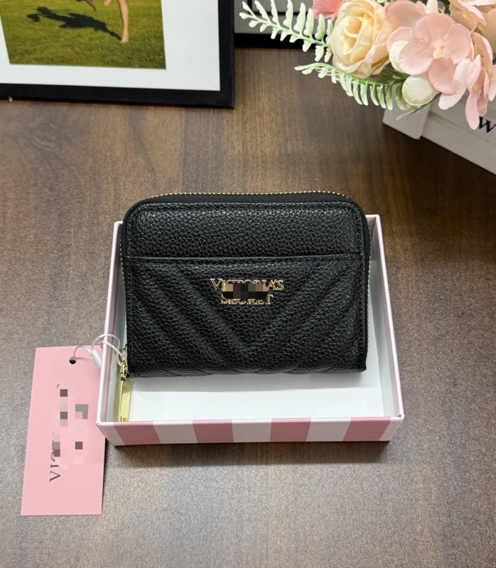 Πορτοφόλι PU γυναικών, ριγέ σχέδιο, αστικός μινιμαλισμός, επένδυση πολυεστέρα, ultra-light και ανθεκτικό, θήκη για κάρτες