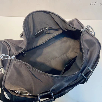 Najlon torba za ramena u gradskom stilu Urban Simplicity, Pillow bag, s velikim kapacitetom, kompatibilna s koferom na kolica