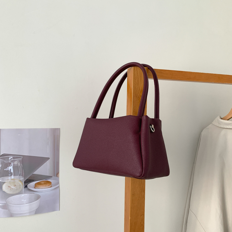 Torba s uzorkom liči i košaru za povrće, gradski stil, PU materijal, poliester podstava, horizontalni kvadratni oblik, zatvarač