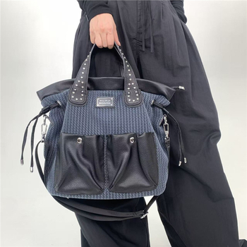 Ruksak unisex PU materijala, Tote stil, zatvaranje na zip, džep za telefon