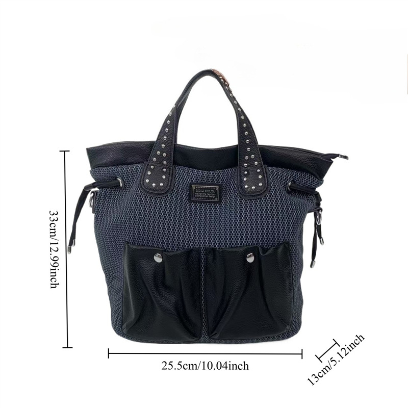 Ruksak unisex PU materijala, Tote stil, zatvaranje na zip, džep za telefon