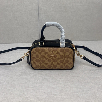 PVC Satchel Boston torba, box bag stil, vodoravni kvadratni oblik, najlonska podstava, zatvarač, za svakodnevnu upotrebu