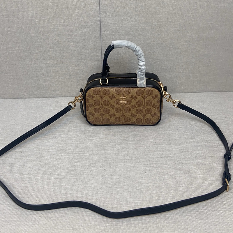 PVC Satchel Boston torba, box bag stil, vodoravni kvadratni oblik, najlonska podstava, zatvarač, za svakodnevnu upotrebu
