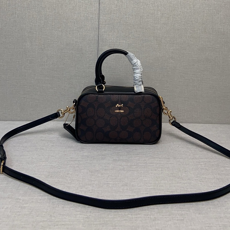 PVC Satchel Boston torba, box bag stil, vodoravni kvadratni oblik, najlonska podstava, zatvarač, za svakodnevnu upotrebu