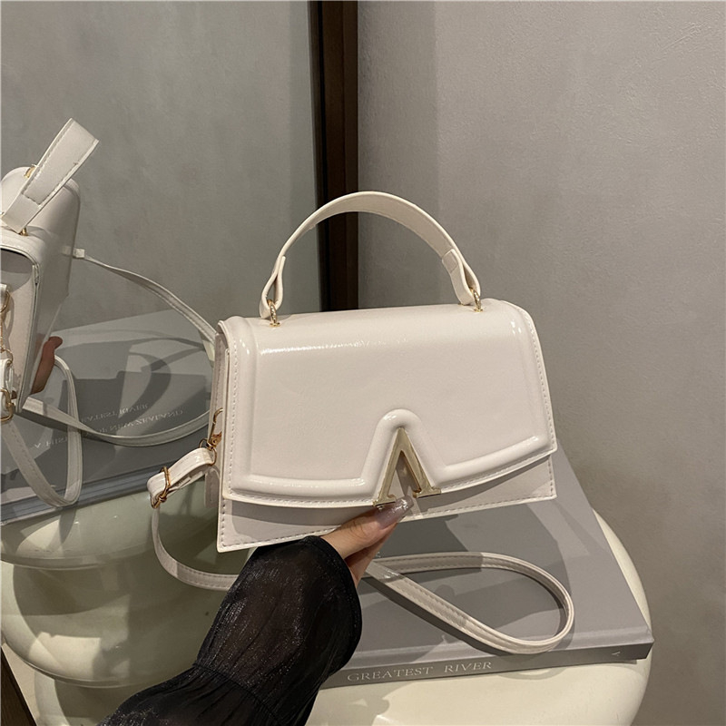 Ženska mini kvadratna torbica s francuskim stilom i teksturom slova, 2025 casual torba za rame ili crossbody