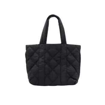 Nylon tote torba, vertikalni kvadratni oblik, magnetska kopča, džep na zip, za svakodnevnu upotrebu