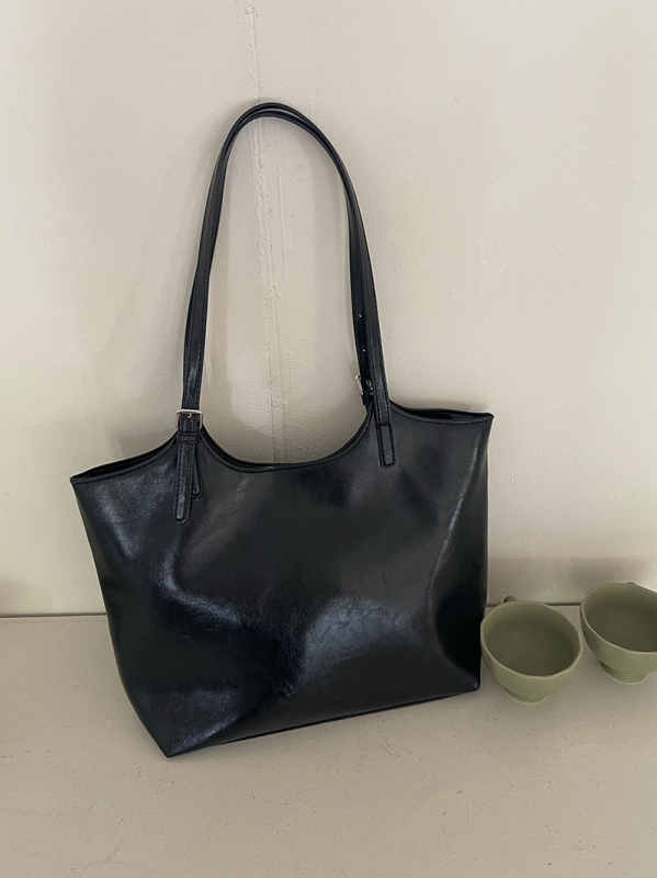 Ženska Tote torba – PU materijal, gradski stil, vodoravni kvadratni oblik, magnetska kopča, skriveni džep sa zipom