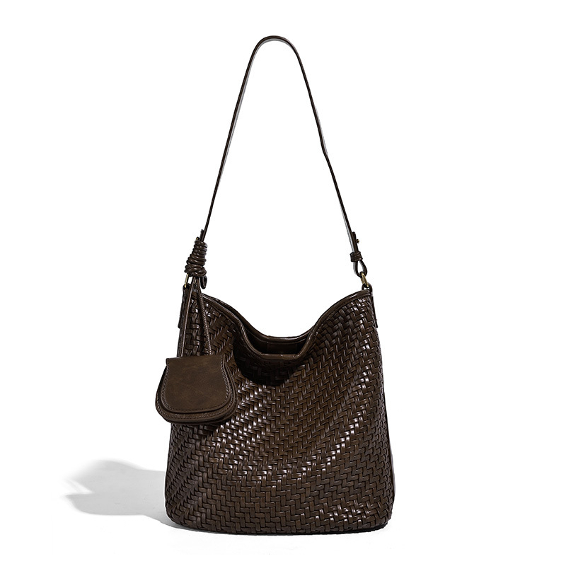 Unisex PU tote torba, kvadratnog vertikalnog oblika, jesen 2025, magnetska kopča