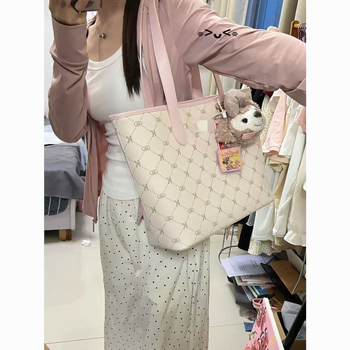 Unisex PU tote torba sa zatvaračem, PU podstava, dvostruke naramenice