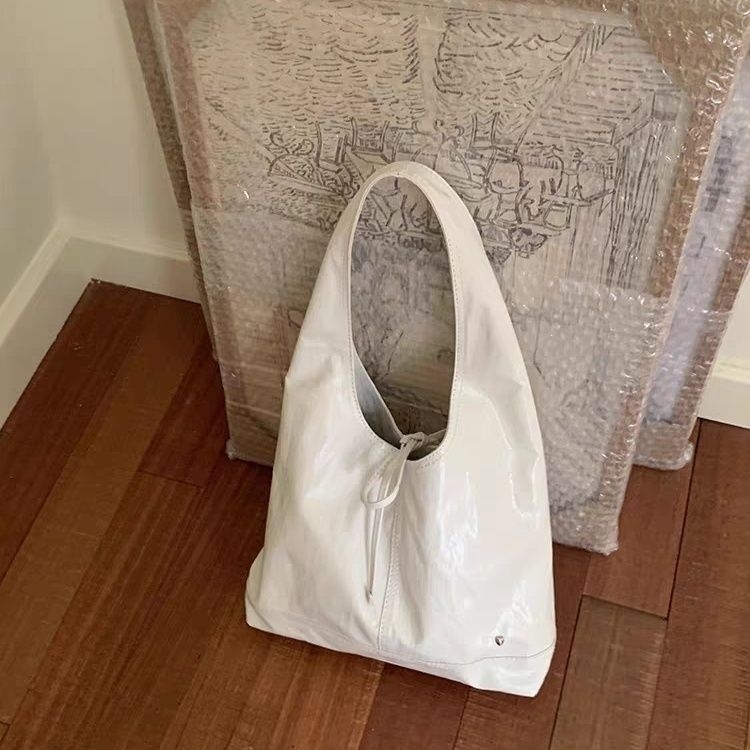 Unisex PU tote torba s remenom s mašnom, velik kapacitet, proljeće 2024
