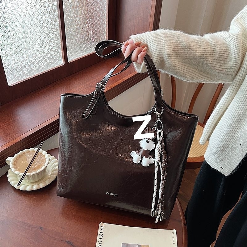 Unisex tote torba za rame, poliester s PU podlogom, proljeće 2025 izdanje, za svakodnevnu upotrebu
