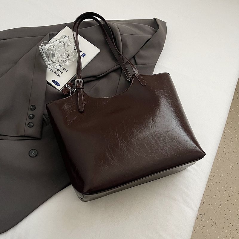 Unisex tote torba za rame, poliester s PU podlogom, proljeće 2025 izdanje, za svakodnevnu upotrebu