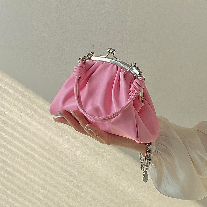 PU torba u obliku dumpling, crossbody, zatvaranje kopčom, Cloud Pack trend, podstava od poliestera