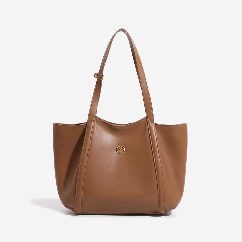 Cahsyh&ldnk Kožna ženska tote torba, velika zapremina, gradski stil, zatvarač