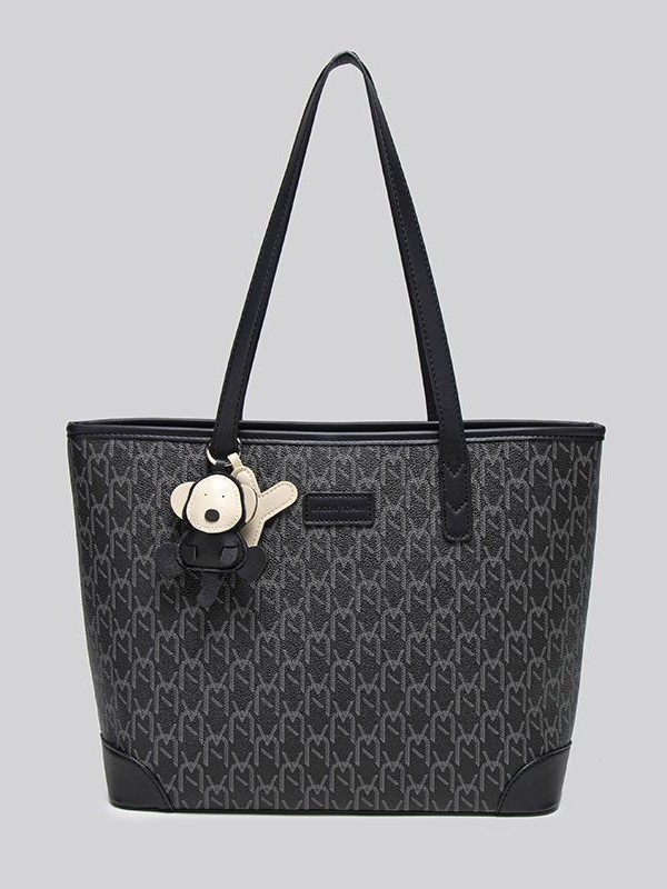Tote torba, gradski stil, PU materijal, vodoravni kvadratni oblik, zatvarač