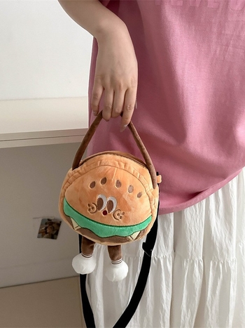 Baršunasta ženska crossbody bucket torba, okruglog oblika, zatvarač, jedan remen, poliester podstava