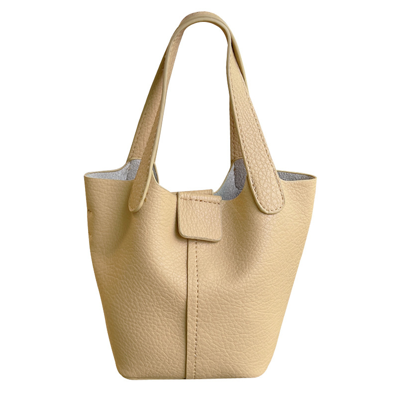 Torba-kofa s jednim remenom, PU materijal, gradski minimalistički stil, mekana tekstura, magnetska zatvarač, svakodnevna upotreba