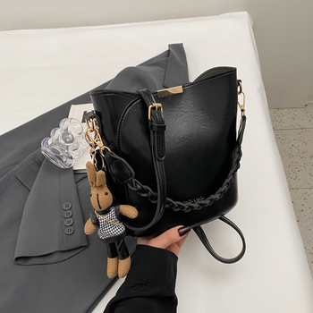 Maillard retro torbica za žene, cilindričnog oblika torba inspirirana košarom za povrće, jesen-zima 2025, svestrana crossbody torba