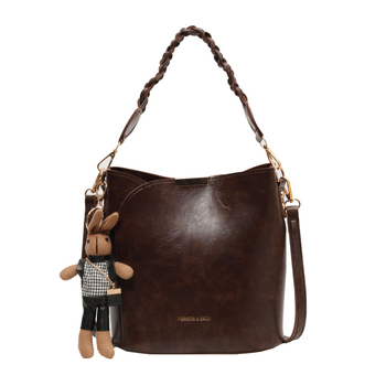 Maillard retro torbica za žene, cilindričnog oblika torba inspirirana košarom za povrće, jesen-zima 2025, svestrana crossbody torba