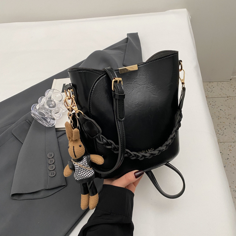 Maillard retro torbica za žene, cilindričnog oblika torba inspirirana košarom za povrće, jesen-zima 2025, svestrana crossbody torba