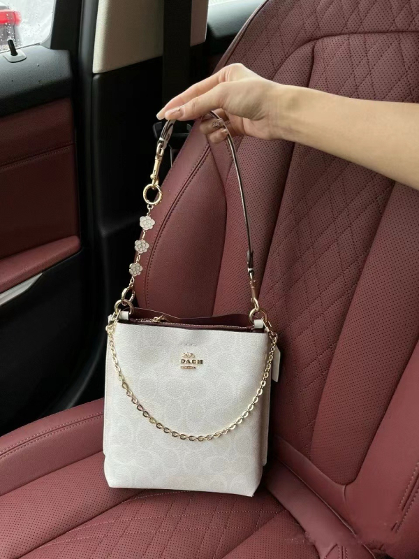 GA582 PVC torba tipa kanta, vintage floral uzorak, magnetsko zatvaranje, poliester podstava, unutarnja pretinica za telefon