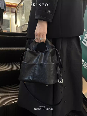Ženska bucket torba - PU, gradski jednostavan stil, ručno i crossbody, svakodnevna upotreba